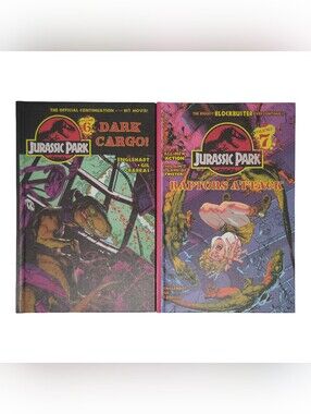 Jurassic Park Volume 6 & 7 Dark Cargo, Raptors Attack Graphic Novel IDW